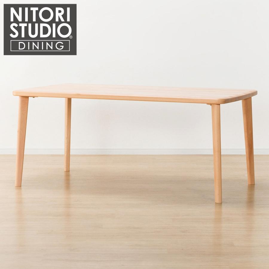 ニトリ 幅165cm ダイニングテーブル (NコレクションT-05 165 NA ニトリ 幅165cm ダイニングテーブル (NコレクションT-05 165 NA