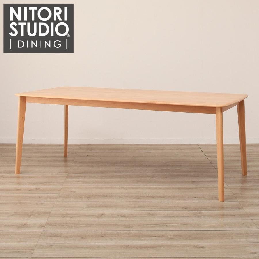 幅180cm ダイニングテーブル(Nコレクション T-01 180 NA) 6人 8人 ニトリ｜nitori-net