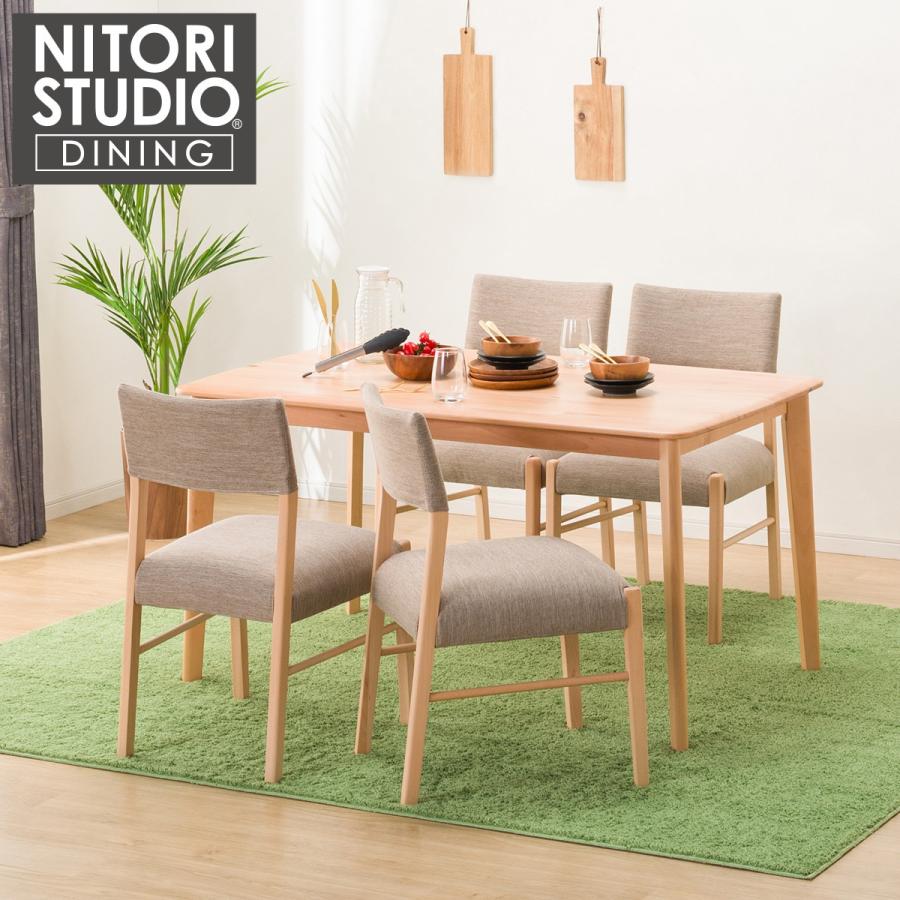 ダイニングテーブル5点セット(NコレクションT-01 135 NA/C-57 NA/DR-BE