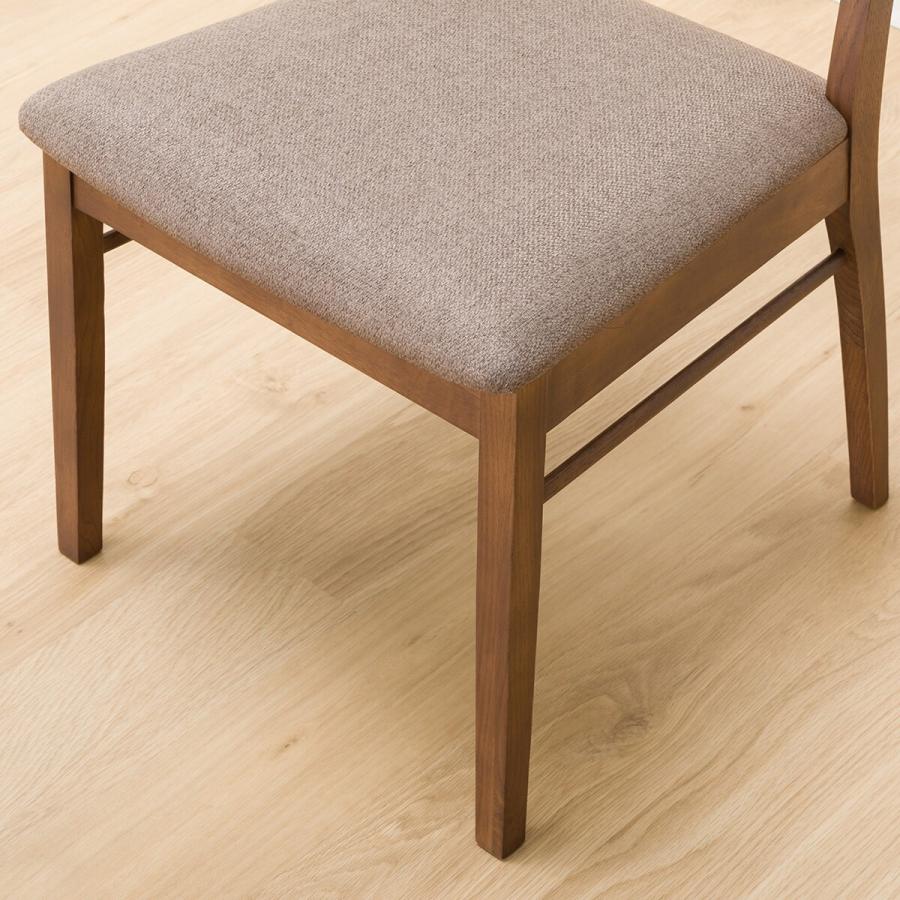 ニトリ ダイニングチェア(コネクト ヌノザ MBR/BE) 食卓椅子