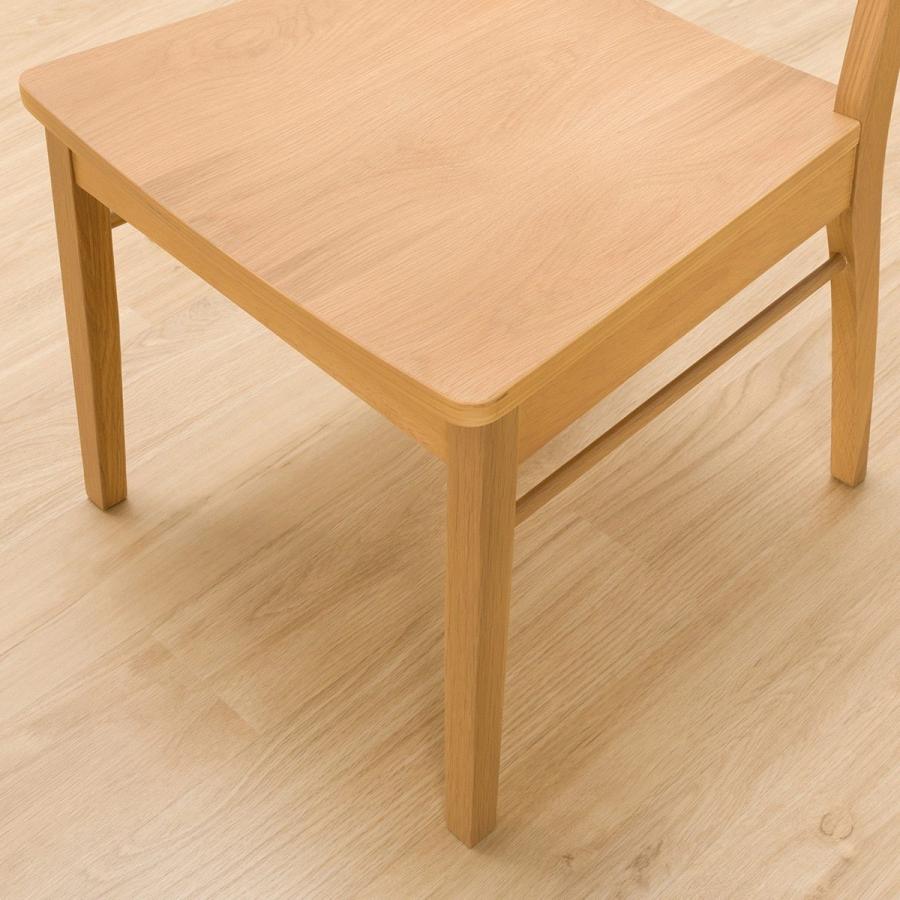 【美品】ニトリ 天然木　ダイニングチェア(コネクト 板座 LBR) 2脚セット ダイニングチェア(コネクト 板座 LBR) | ニトリネット【公式