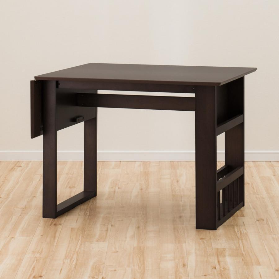 ニトリ 幅94(伸長時120) 伸長式ダイニングテーブル3点セット(DT