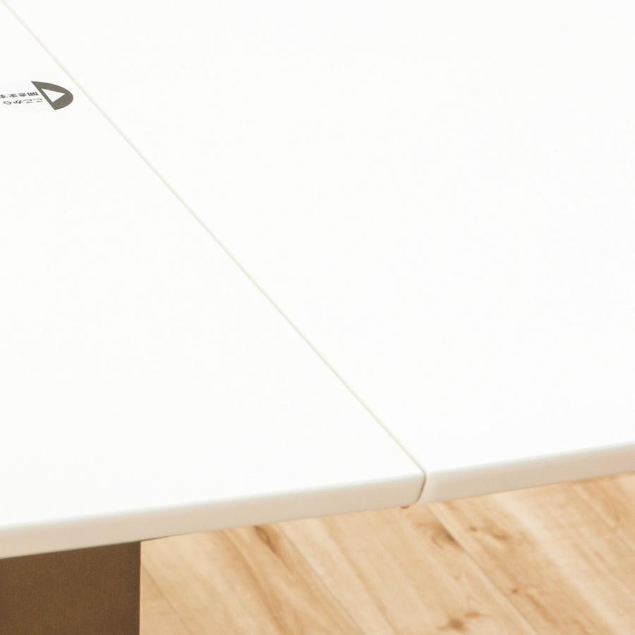 ニトリ 幅94(伸長時120)cm 伸長式ダイニングテーブル(ロピア2 WH