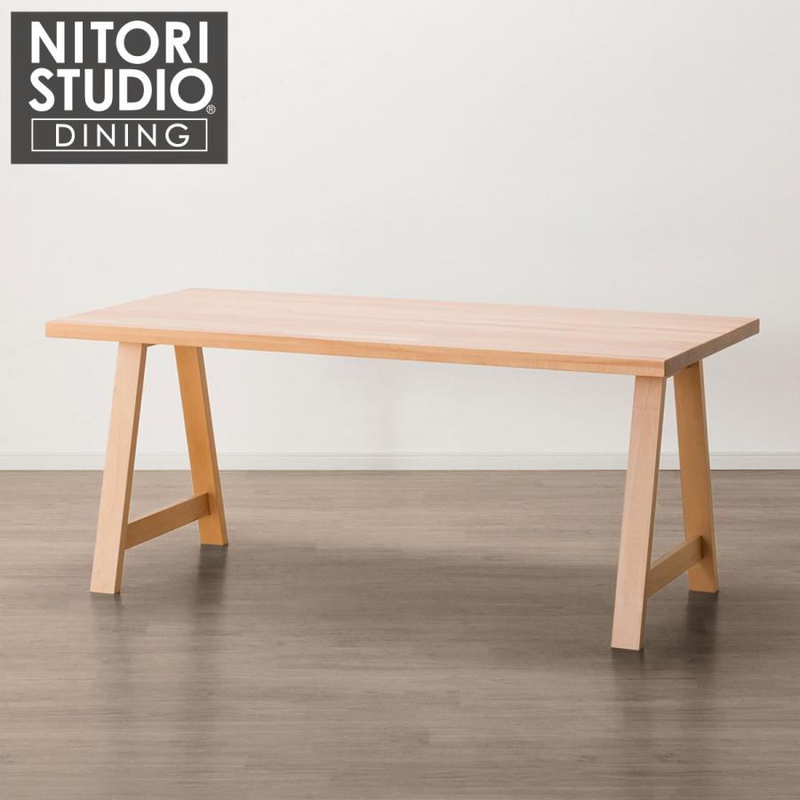 ニトリ 幅165cm ダイニングテーブル(Nコレクション T-06A 165 NA ニトリ 幅165cm ダイニングテーブル(Nコレクション T-06A 165 NA