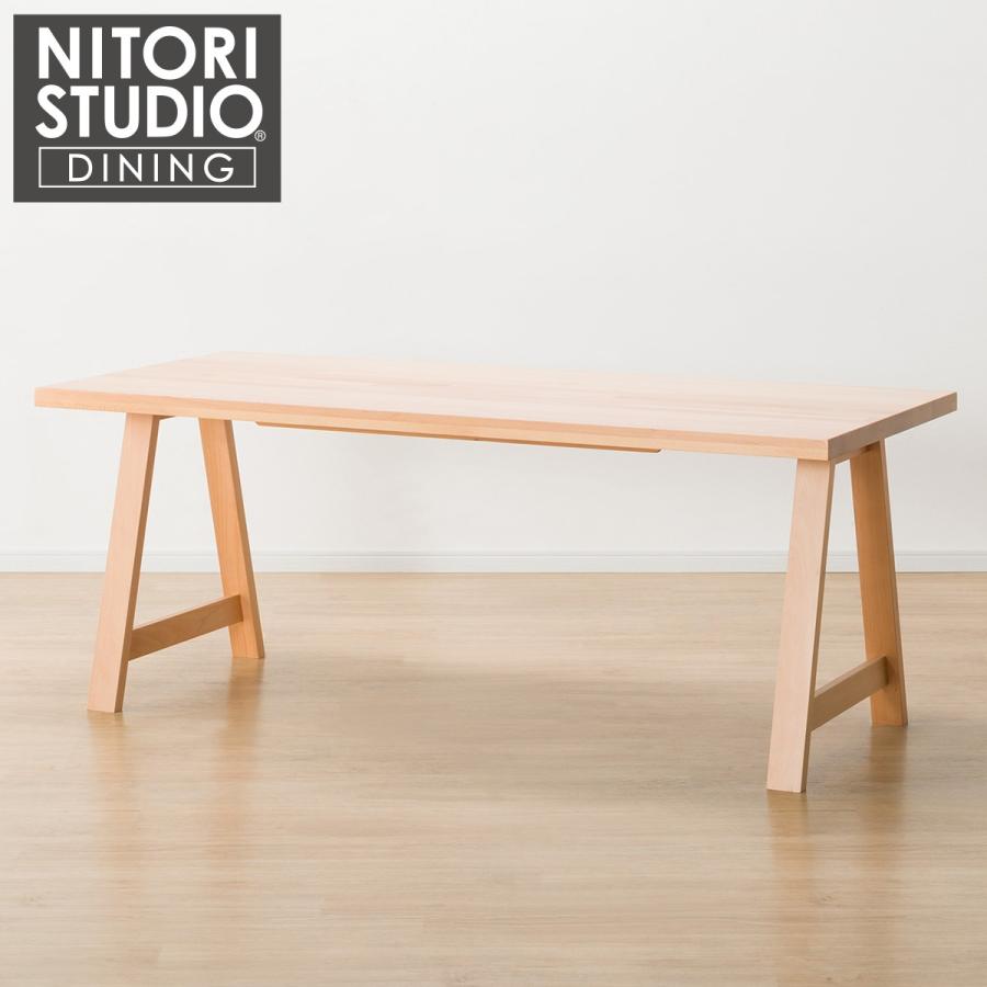 ニトリ 幅180cm ダイニングテーブル(Nコレクション T-06A 180 NA ニトリ 幅180cm ダイニングテーブル(Nコレクション T-06A 180 NA
