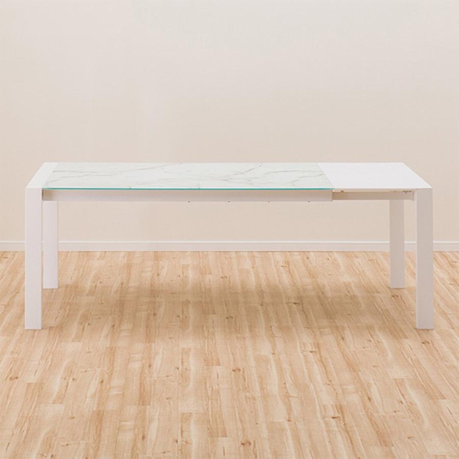ニトリ 伸長式ダイニングテーブル(160/200 WH ES01) : ニトリ ニトリ 伸長式ダイニングテーブル(160/200 WH ES01) : ニトリ