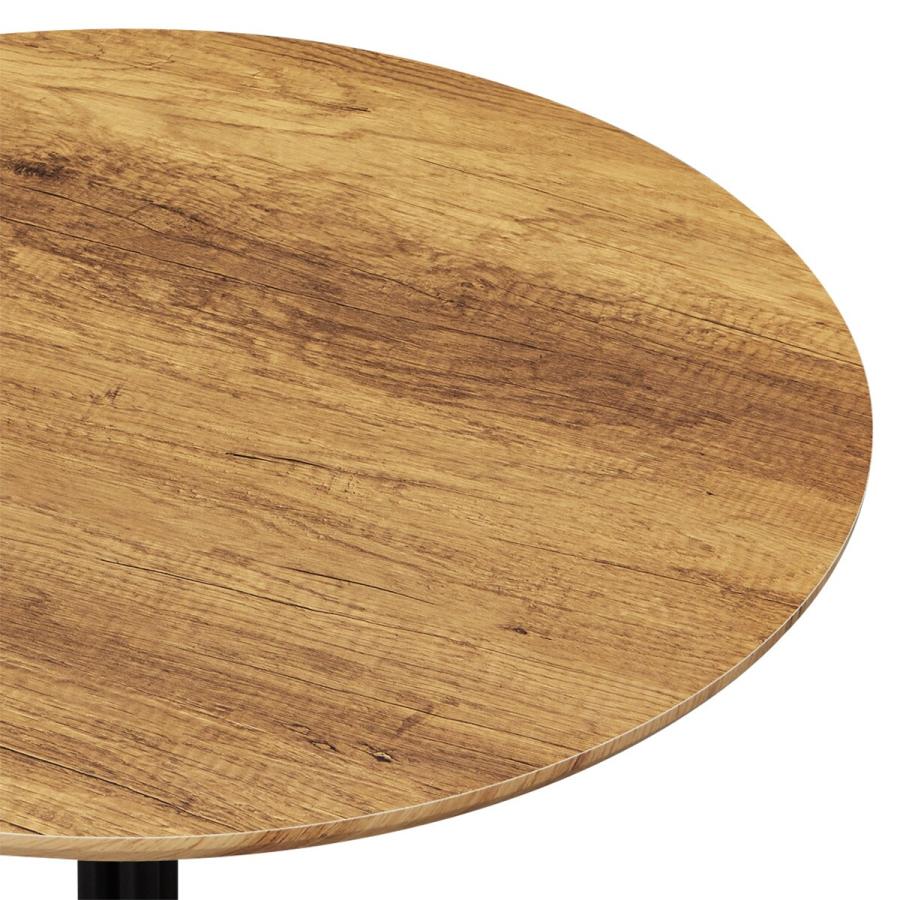 ニトリ（NITORI） ダイニングテーブル(SO108 70円形 MBR/BK) : ニトリ