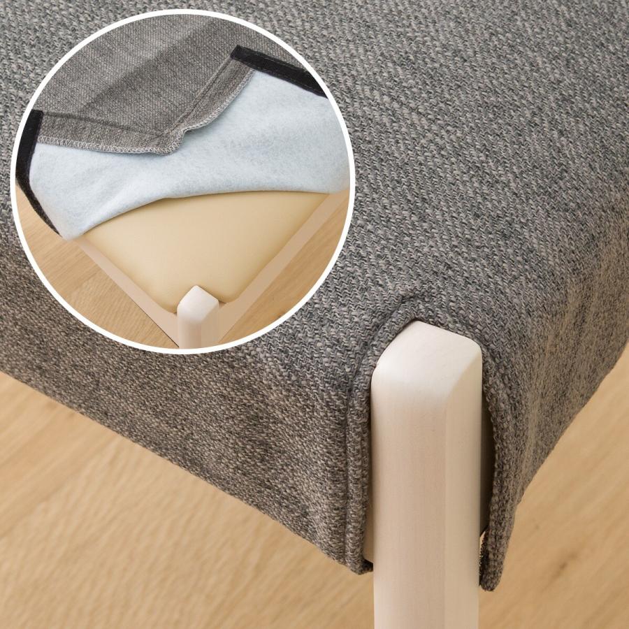 ダイニングテーブル(DTアルナスDF80WW GY) ダイニングテーブル3点セット(DTアルナスDF80WW/ダイニング