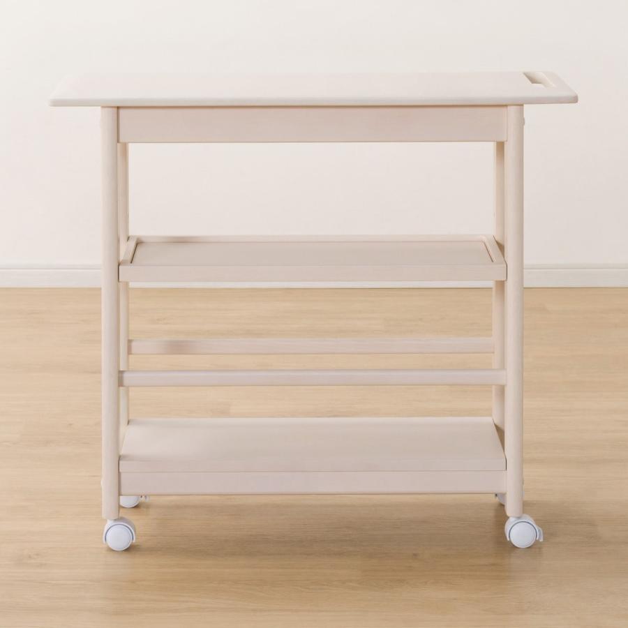 ニトリ　ワゴン（アルナスDF 80 LBR） ニトリ ワゴン(アルナスDF 80 LBR) キッチンワゴン キッチン
