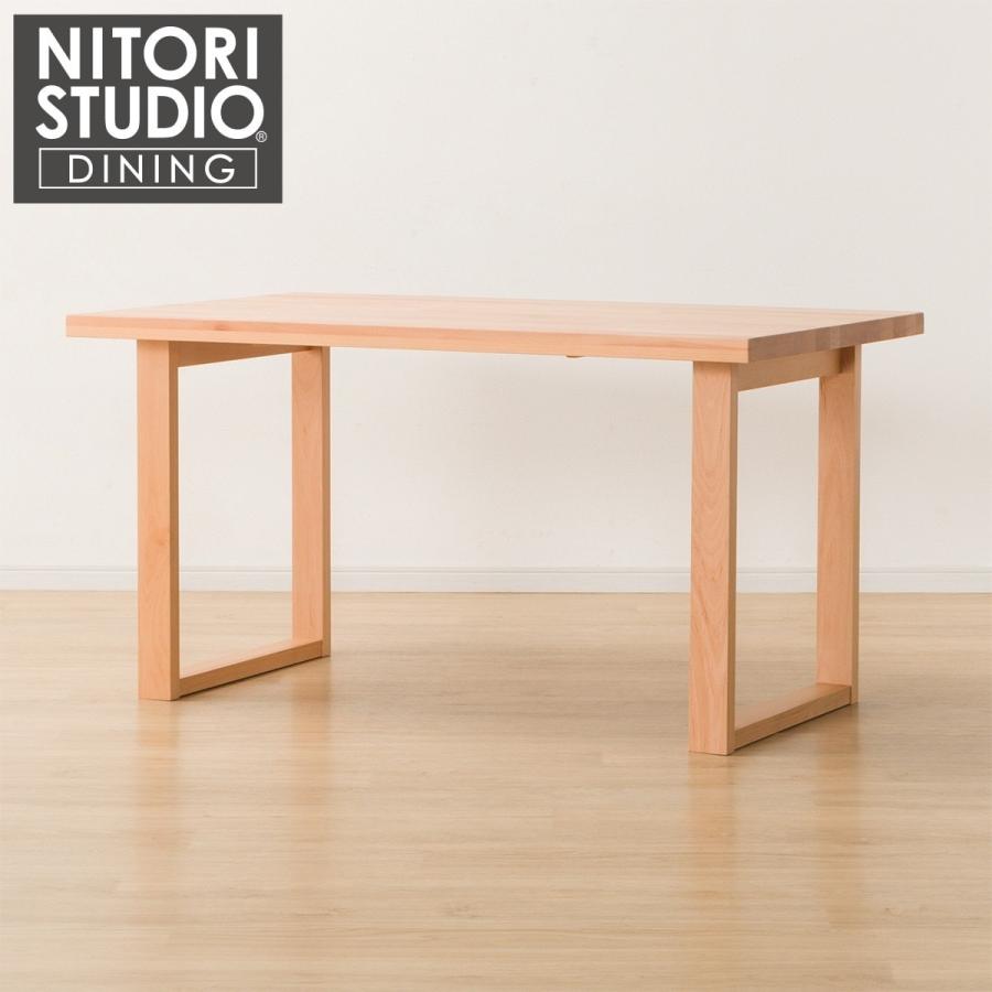ニトリ 幅135 ダイニングテーブル(NコレクションT-06U 135NA) 4 ニトリ 幅135 ダイニングテーブル(NコレクションT-06U 135NA) 4