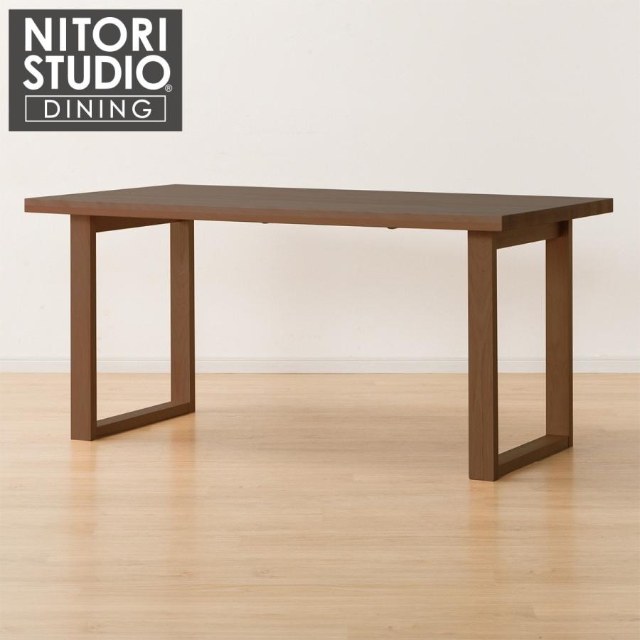ニトリ 幅150 ダイニングテーブル(NコレクションT-06U 150MBR) 4