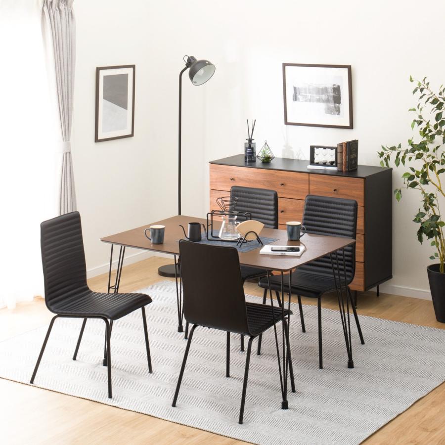 【美品】NITORI ニトリ ダイニングテーブル クーボ3 120 ダイニングテーブル(クーボ3 120 MBR/BK) | ニトリネット【公式