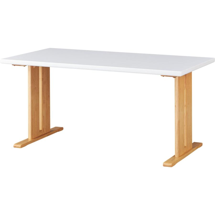 ニトリ 幅150 ダイニングテーブル(TLEG LG-010 150 WH/LBR) 4人 ニトリ 幅150 ダイニングテーブル(TLEG LG-010 150 WH/LBR) 4人