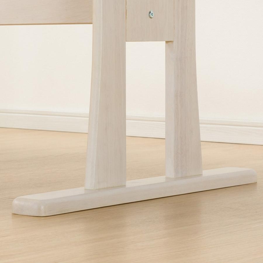 ニトリ 幅120cm ダイニングテーブル4点セット(DTファンシー120WH
