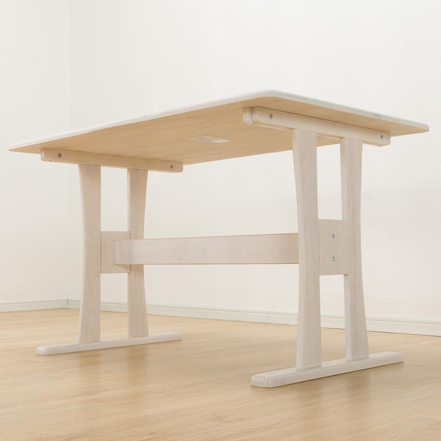 ニトリ 幅120cm ダイニングテーブル(ファンシー120 スペインWH