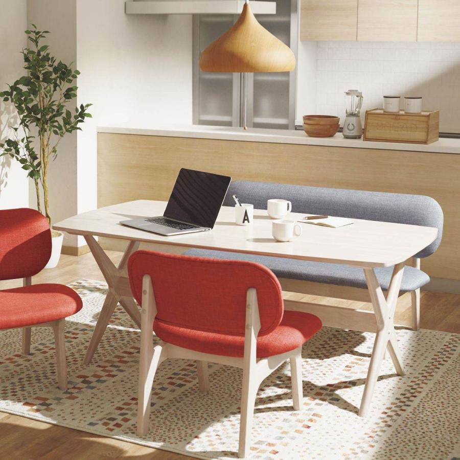 幅160 ロータイプリビングダイニングテーブル3点セット(LDリラックス  