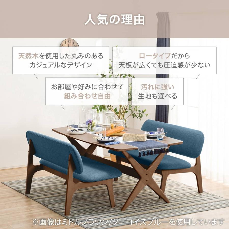 ニトリ（NITORI） リビングダイニングテーブル3点セット(LDリラックス