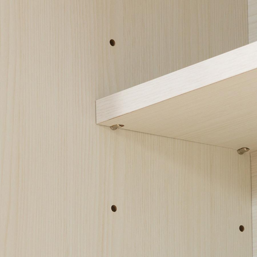 ニトリ 薄型キャビネット(アニー120S WW) サイドボード ミドル