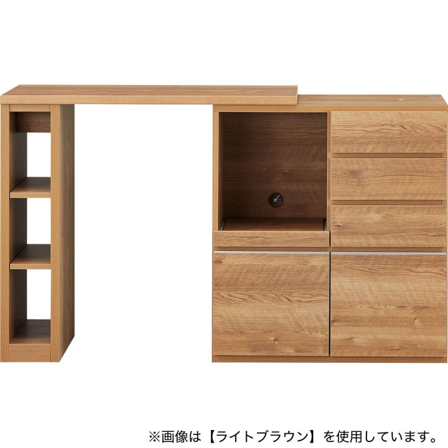 ニトリ 伸縮カウンター(DM02K OP100MBR) キッチンカウンター