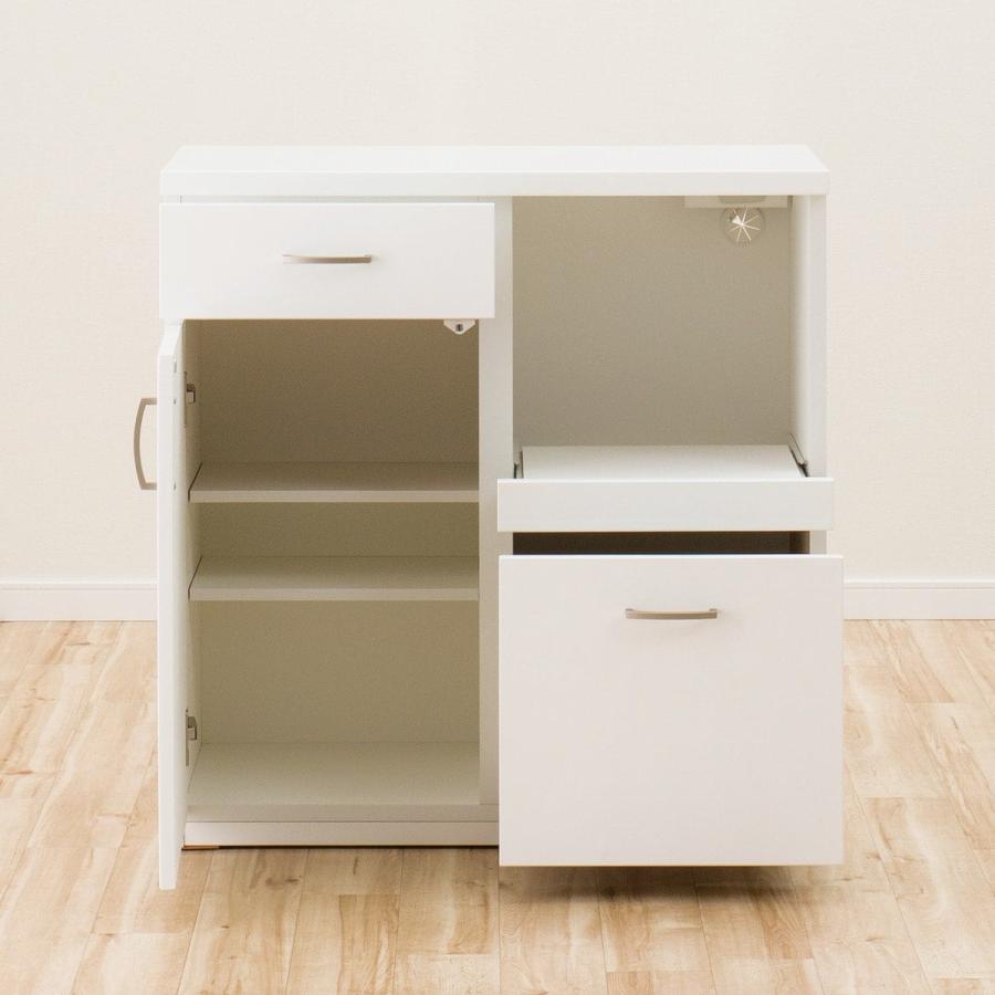 ニトリ（NITORI） キッチンカウンター (コパン T 80CT-S WH) : ニトリ