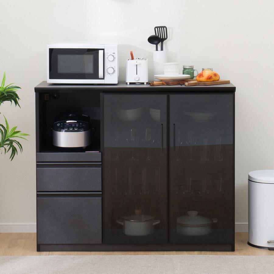 【はる】NITORI ニトリ キッチンカウンター レンジ台 ニトリ 省スペースレンジ台(2段スライド 幅49cm WH) キッチン