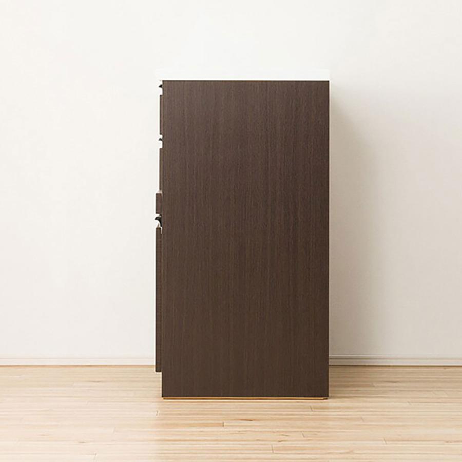 ニトリ（NITORI） キッチンカウンター(レジューム90TH-R DBR) : ニトリ