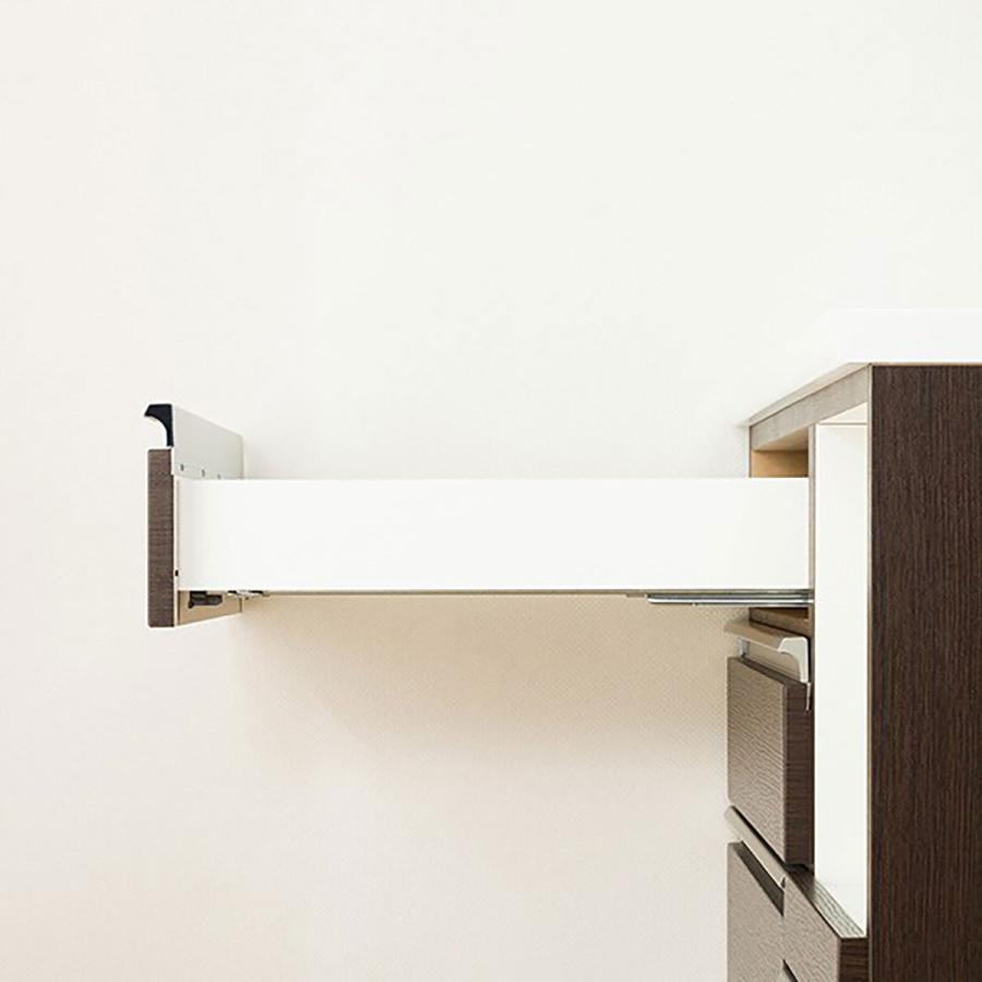 ニトリ（NITORI） キッチンカウンター(レジューム90QL-R DBR) : ニトリ