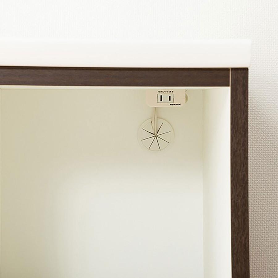 ニトリ（NITORI） キッチンカウンター(レジューム90QL-R DBR) ニトリ