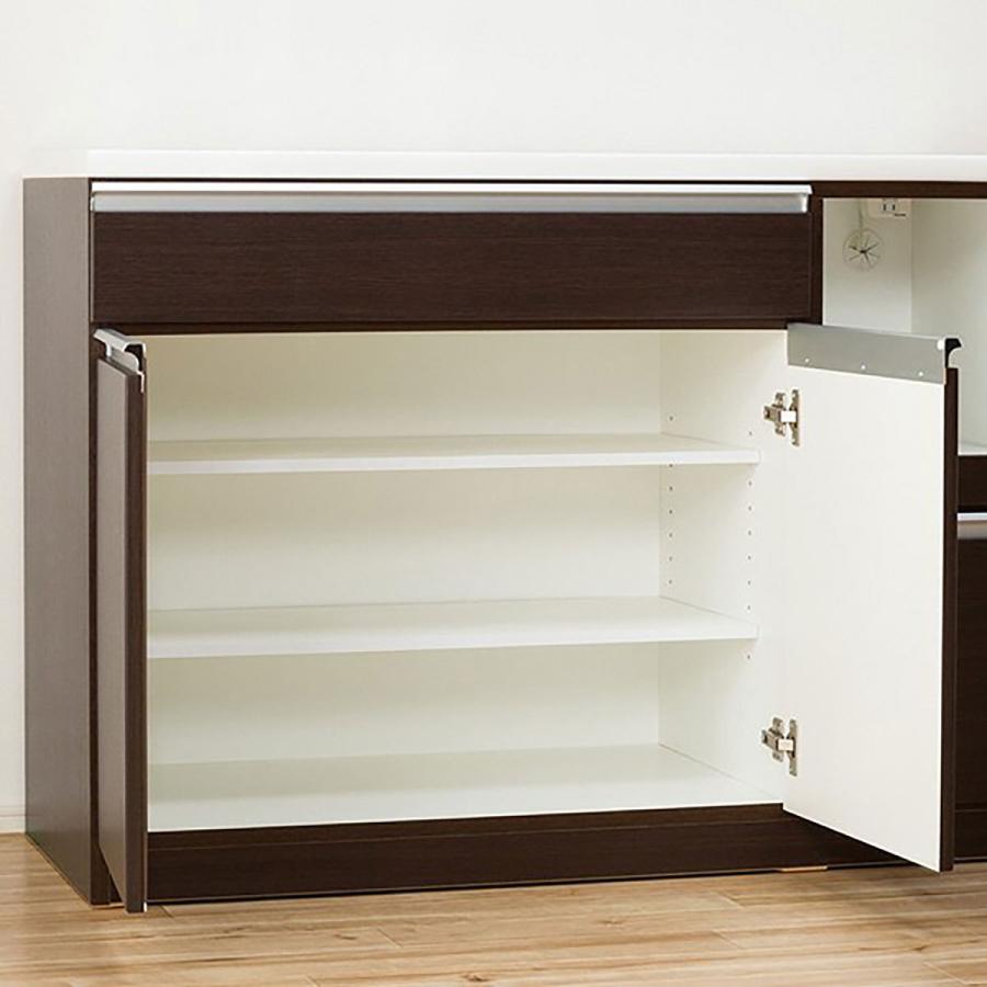 【そん】ニトリ キッチンカウンター レジューム 120 ニトリ キッチンカウンター(レジューム120-2TH-R WH) : ニトリ