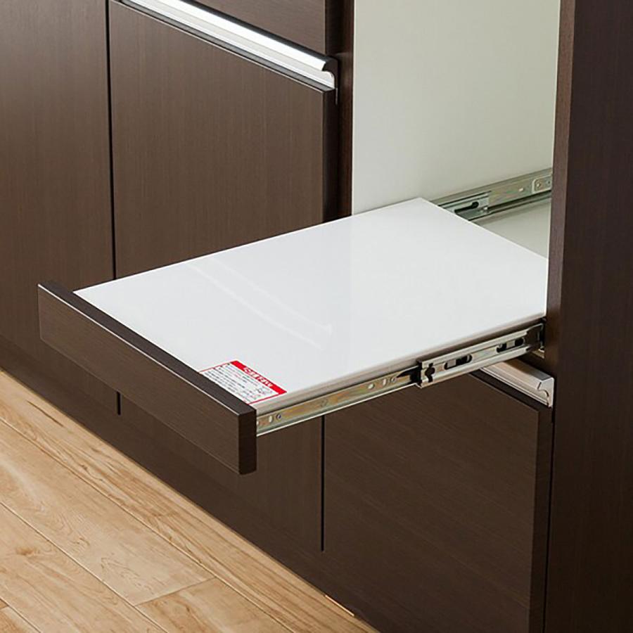 ニトリ（NITORI） キッチンカウンター(レジューム120-2TL-R DBR