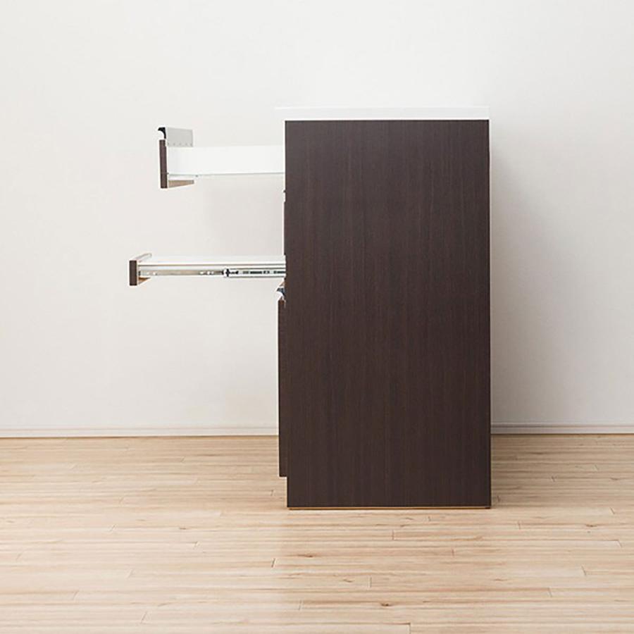 ニトリ キッチンカウンター ダークブラウン （レジューム2SH R DBR） ニトリ キッチンカウンター ブラウン 現行販売品 150QH-R DBR