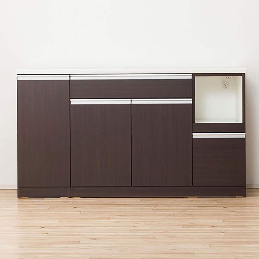 ニトリ（NITORI） キッチンカウンター(レジューム150TL-R DBR) 限定