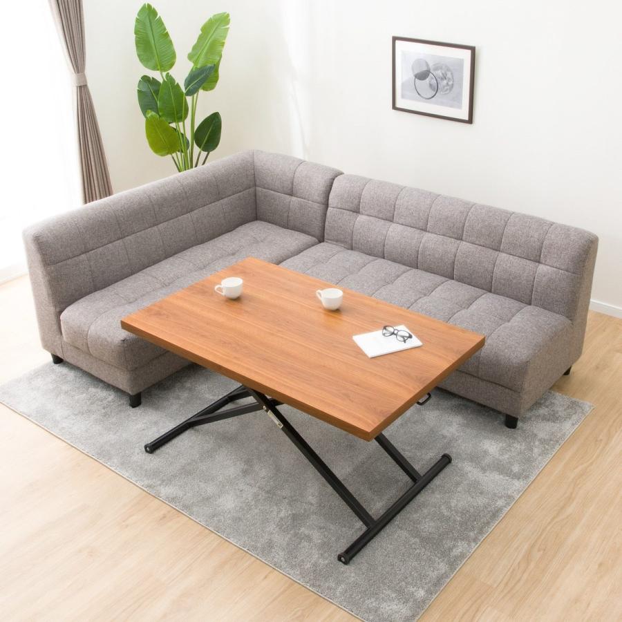 昇降ダイニングテーブル ニトリ（NEWアクティブウォルナット）