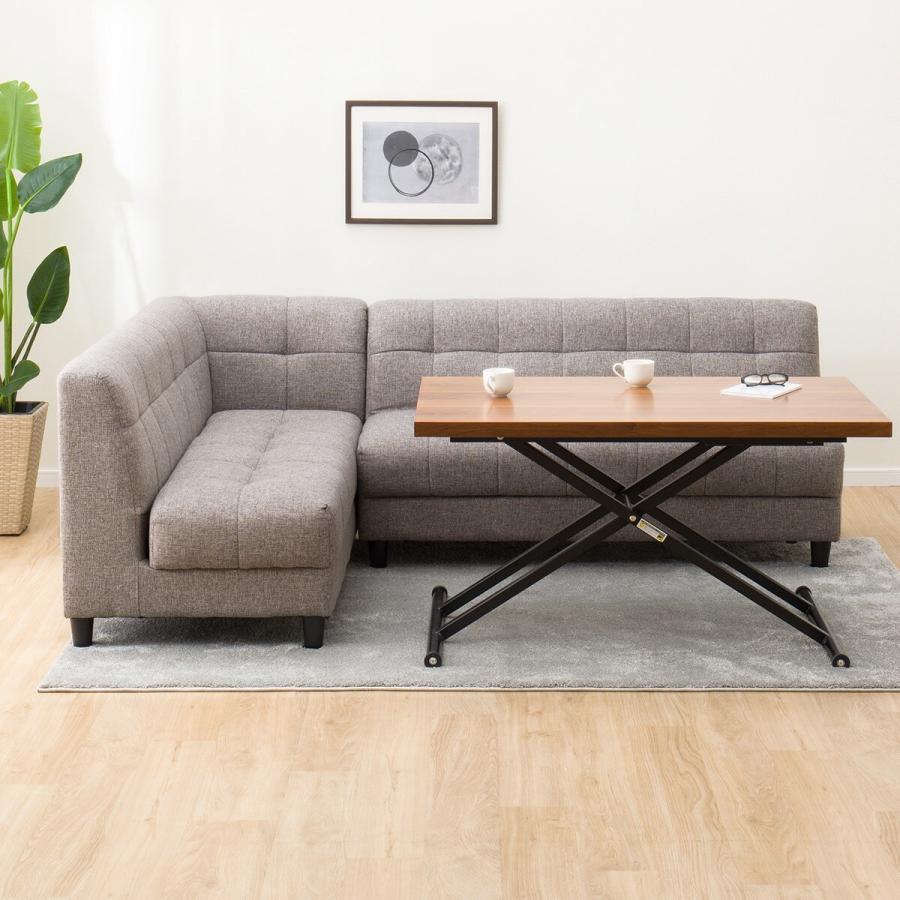 人気を誇る ニトリ 昇降テーブル NEW アクティブ ウォルナット