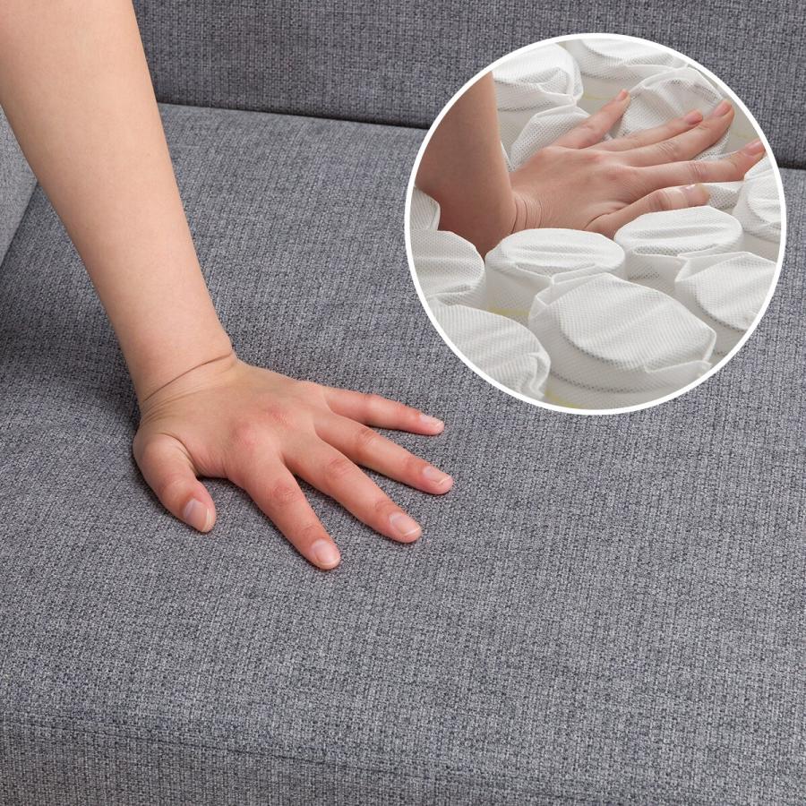 ニトリ（NITORI） リビングダイニングカウチソファ(右肘 LD2 AQ-MGY