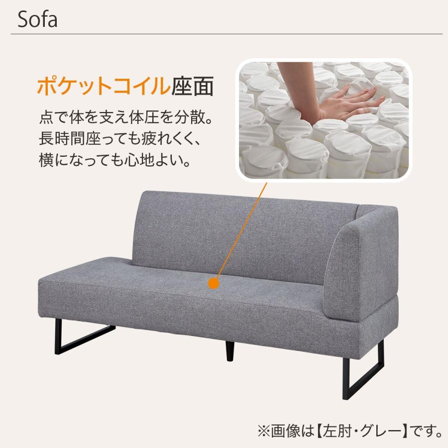 ニトリ リビングダイニングソファセット カウチソファ① ニトリ（NITORI） リビングダイニングセット4点セット(LC004 120 MB/右