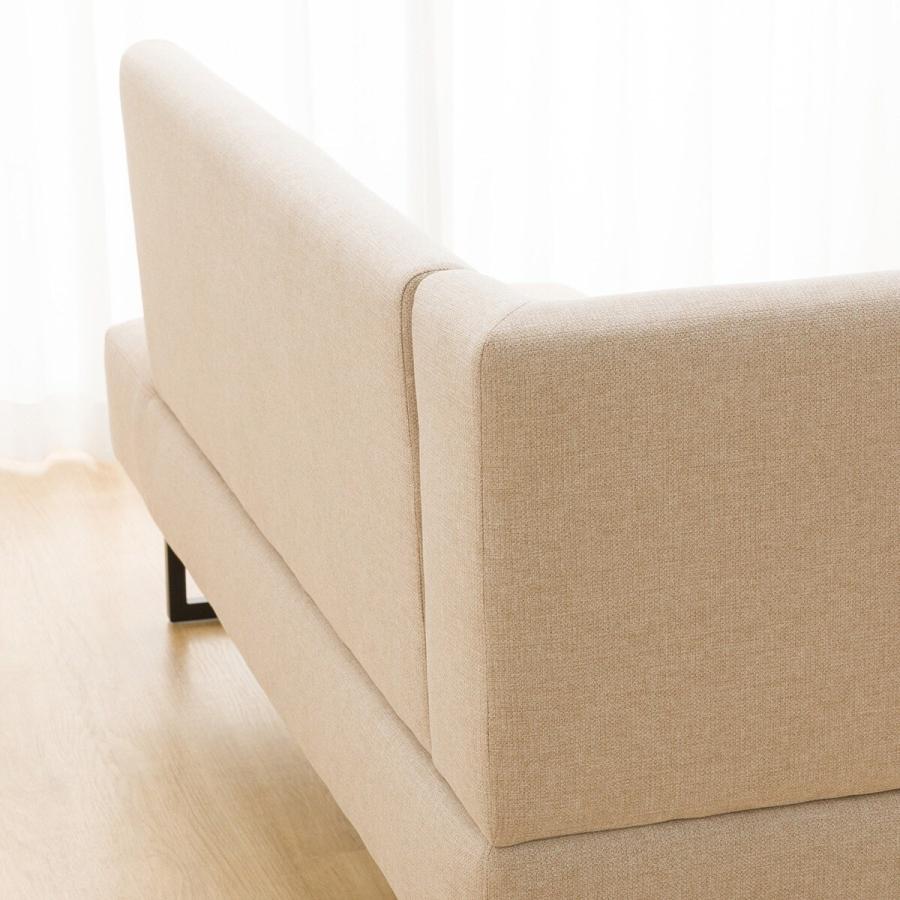 ニトリ 傷・汚れに強いファブリック リビングダイニングカウチ