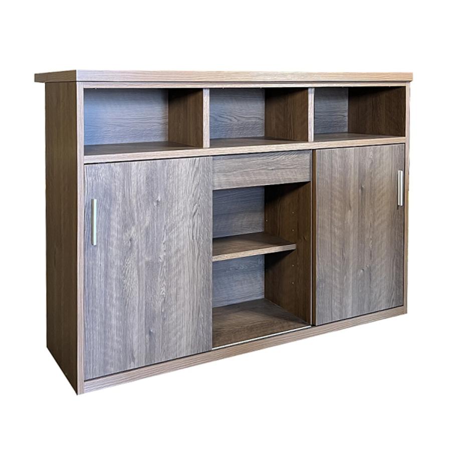 ニトリ（NITORI） たっぷり収納のバーカウンター(115cm幅 BR色