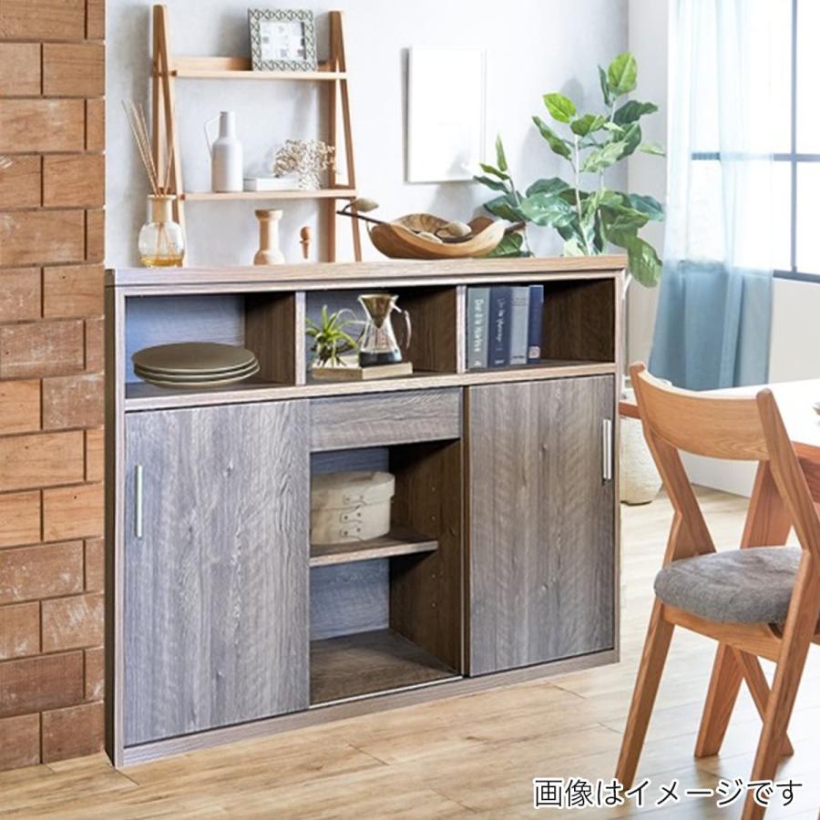 ニトリ（NITORI） たっぷり収納のバーカウンター(115cm幅 BR色