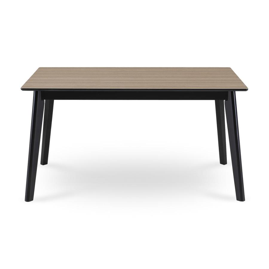 ニトリ（NITORI） 幅135 ダイニングテーブル(ダイナ 135 GY/BK) 4人