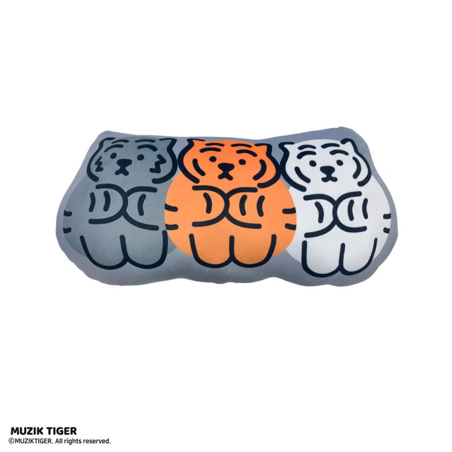 ニトリ ムジークタイガークッション大グレー : ニトリ Yahoo!店