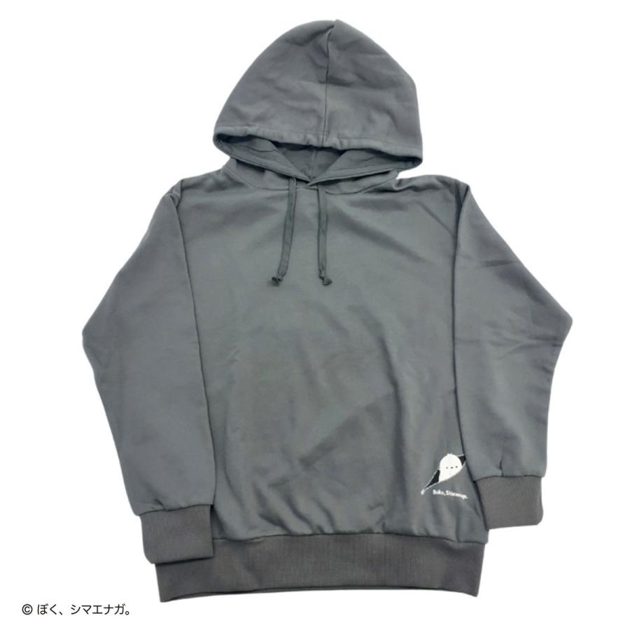 ニトリ（NITORI） ぼく、シマエナガ。パーカー(グレーM) : ニトリ