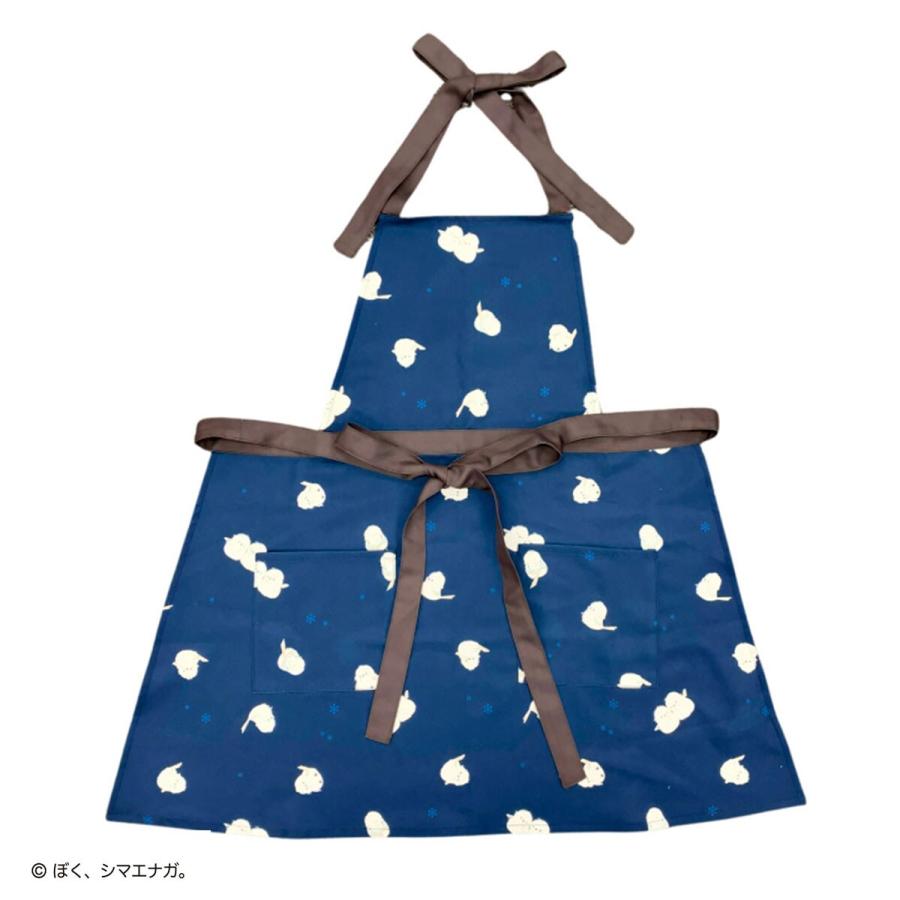 ニトリ（NITORI） ぼく、シマエナガ。エプロン(ネイビー) : ニトリ
