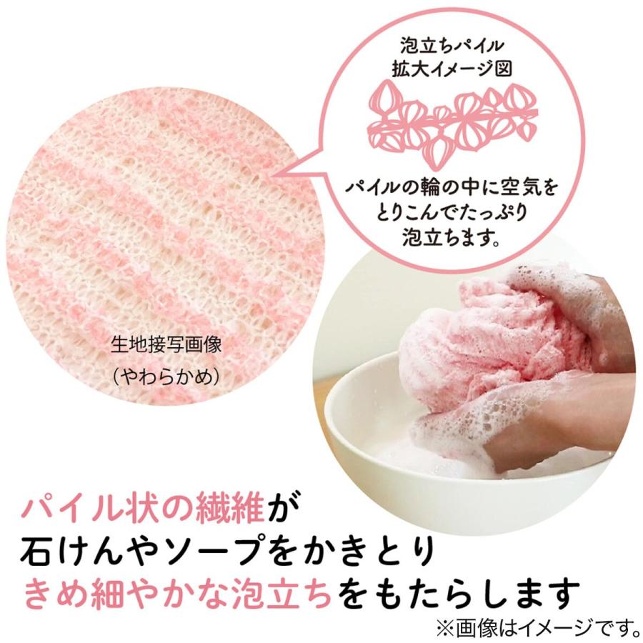 ニトリ（NITORI） あわまみれボディタオル ラーザ ふつう : ニトリ