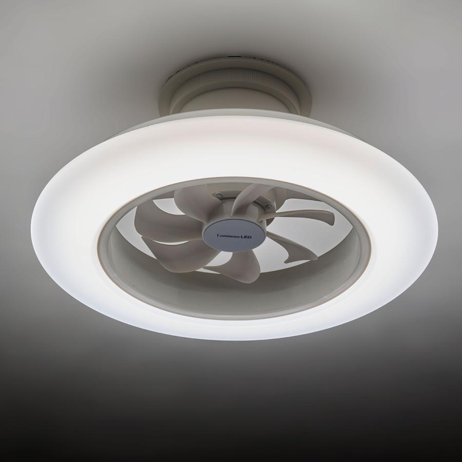 ニトリ（NITORI） ルミナスLED ライト付き シーリングファン(12J