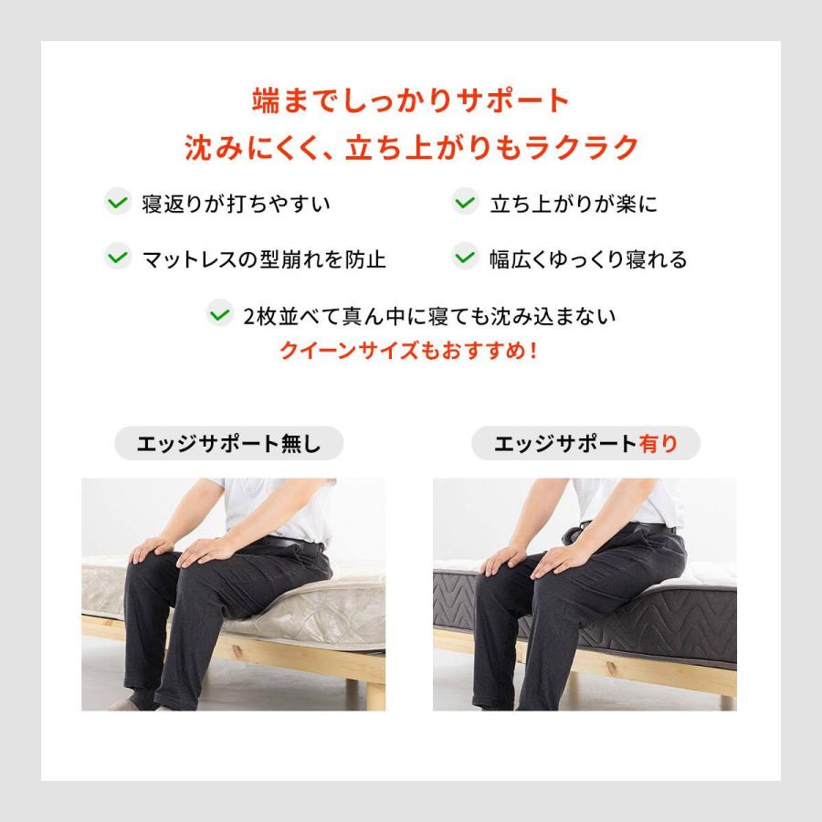 ニトリ（NITORI） セミシングルショート ポケットコイルマットレス