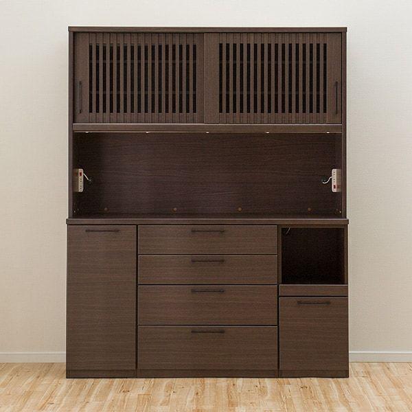 ニトリ 幅160cm キッチンボード(リキュウ 160KBセット DBR ニトリ 幅160cm キッチンボード(リキュウ 160KBセット DBR