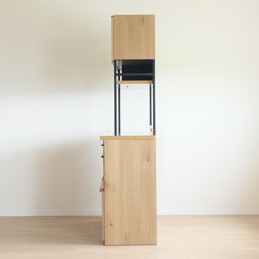 ニトリ（NITORI） 幅120cm 天然木突板ステンレス天板キッチンボード