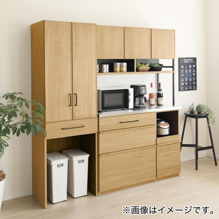 ニトリ 幅140cm 天然木突板ステンレス天板キッチンボード(SY02K ニトリ 幅140cm 天然木突板ステンレス天板キッチンボード(SY02K