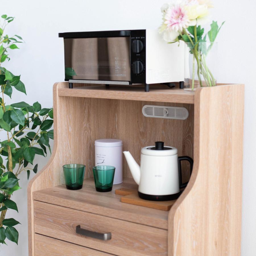 ニトリ キッチンチェスト 幅60cm 食器棚 タンス 格安 お買い得 d5130